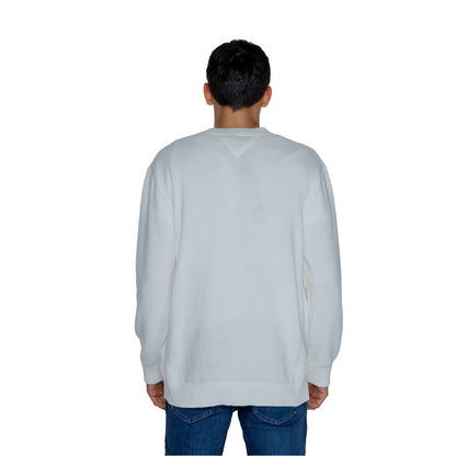 Tommy Hilfiger Jeans White Cotton Sweatshirt