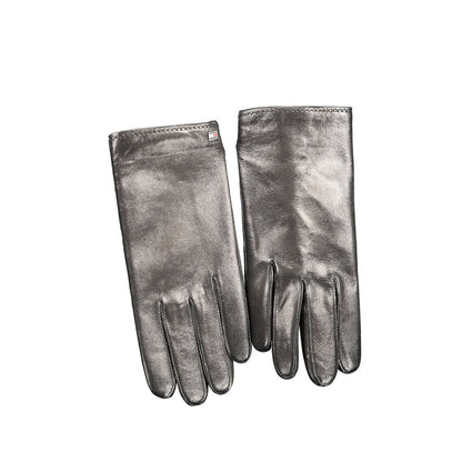 Tommy Hilfiger Nero Leather Men Glove in classic black leather design for style and sophistication.