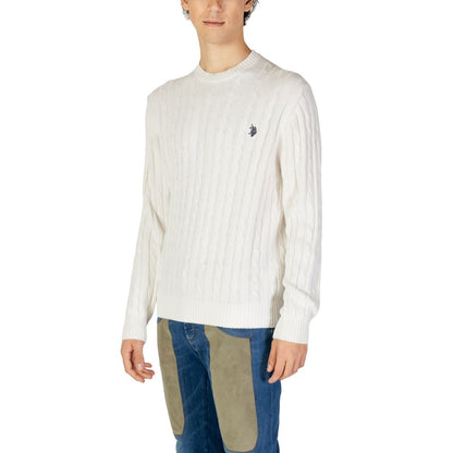 U.S. POLO ASSN. White Cotton Sweatshirt
