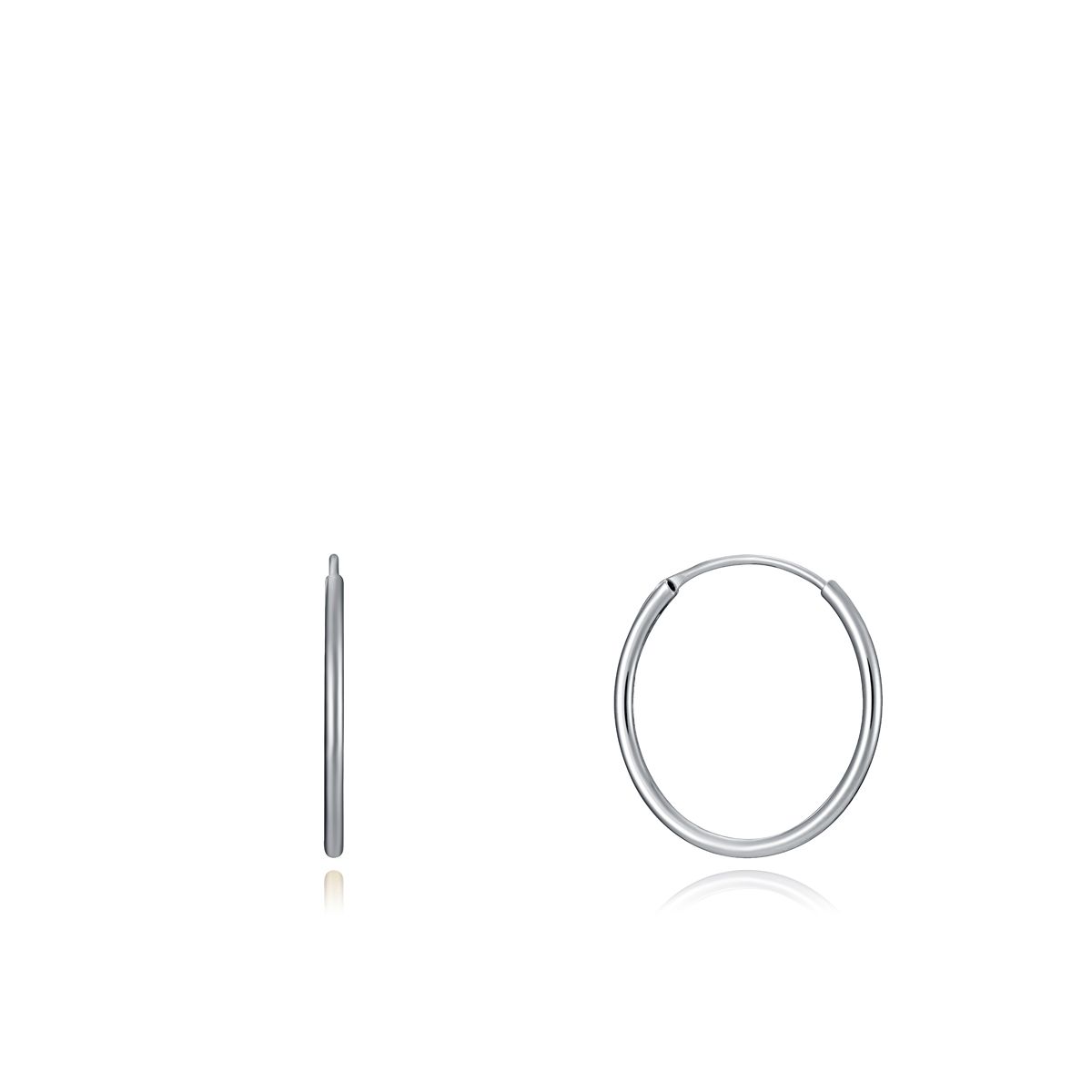 VICEROY JEWELS Mod. 13111E000-00 silver hoop earrings for ladies, featuring 925° material, quartz movement, in official packaging.