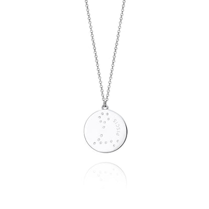 VICEROY JEWELS Mod. 61014C000-38P silver 925° necklace with Pisces design, quartz analog watch features, water resistant, for ladies.