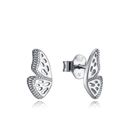 VICEROY JEWELS Mod. 61071E000-00 silver 925 butterfly earrings, lady's quartz analog chronograph, water resistant, official box