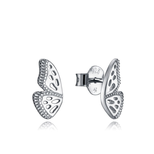 VICEROY JEWELS Mod. 61071E000-00 silver 925 butterfly earrings, lady's quartz analog chronograph, water resistant, official box