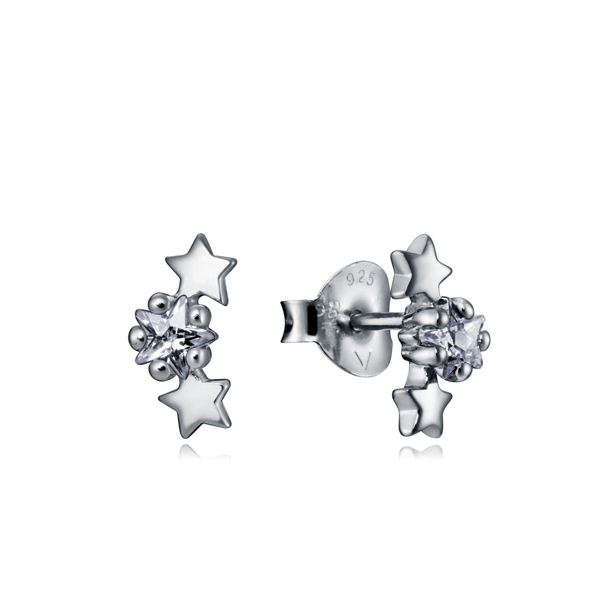 VICEROY JEWELS Mod. 7116E000-38 star-shaped silver 925° lady's earrings, quartz chronograph, in official packaging, water resistant 5 ATM.