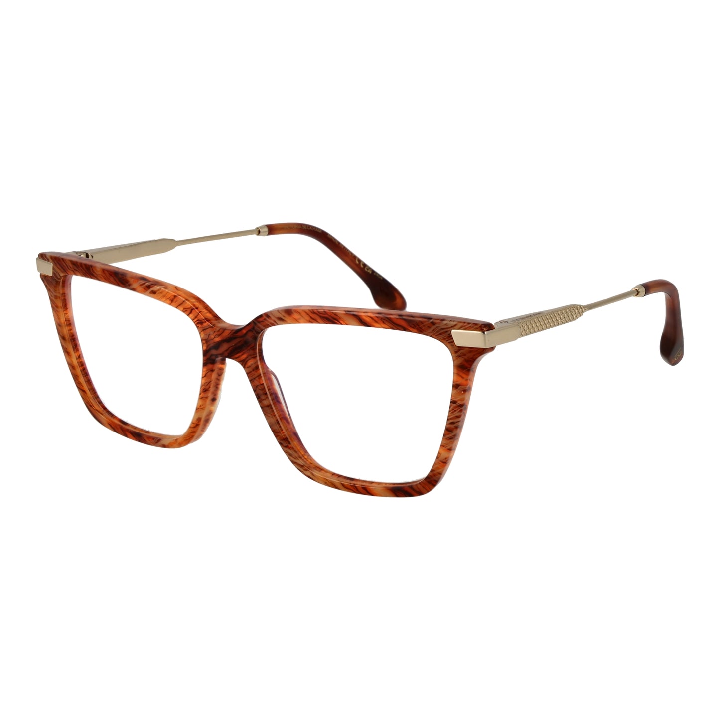 VICTORIA BECKHAM MOD. VB2657 55238 eyewear for ladies, stylish square frame glasses in brown tortoiseshell design.