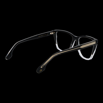 VICTORIA BECKHAM MOD. VB2664 54009 eyeglasses for ladies, black and gold design on a black background.