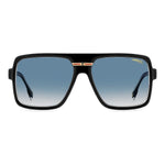 Sunglasses for gent - CARRERA MOD. VICTORY C 09_S with blue gradient lenses and black frame, front view.