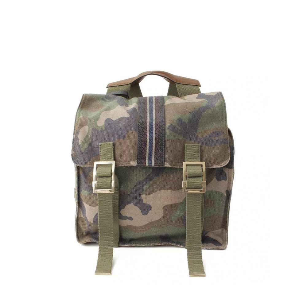 Valentino Bicolor Canvas Backpack 1728,75611013280,Backpacks - Bags,Bags,Bicolor,Men,New with tags,Valentino
