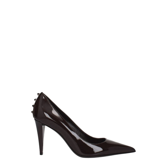 Valentino Garavani Brown Leather High Heel Pumps VA-8547391766793-EU37/US7