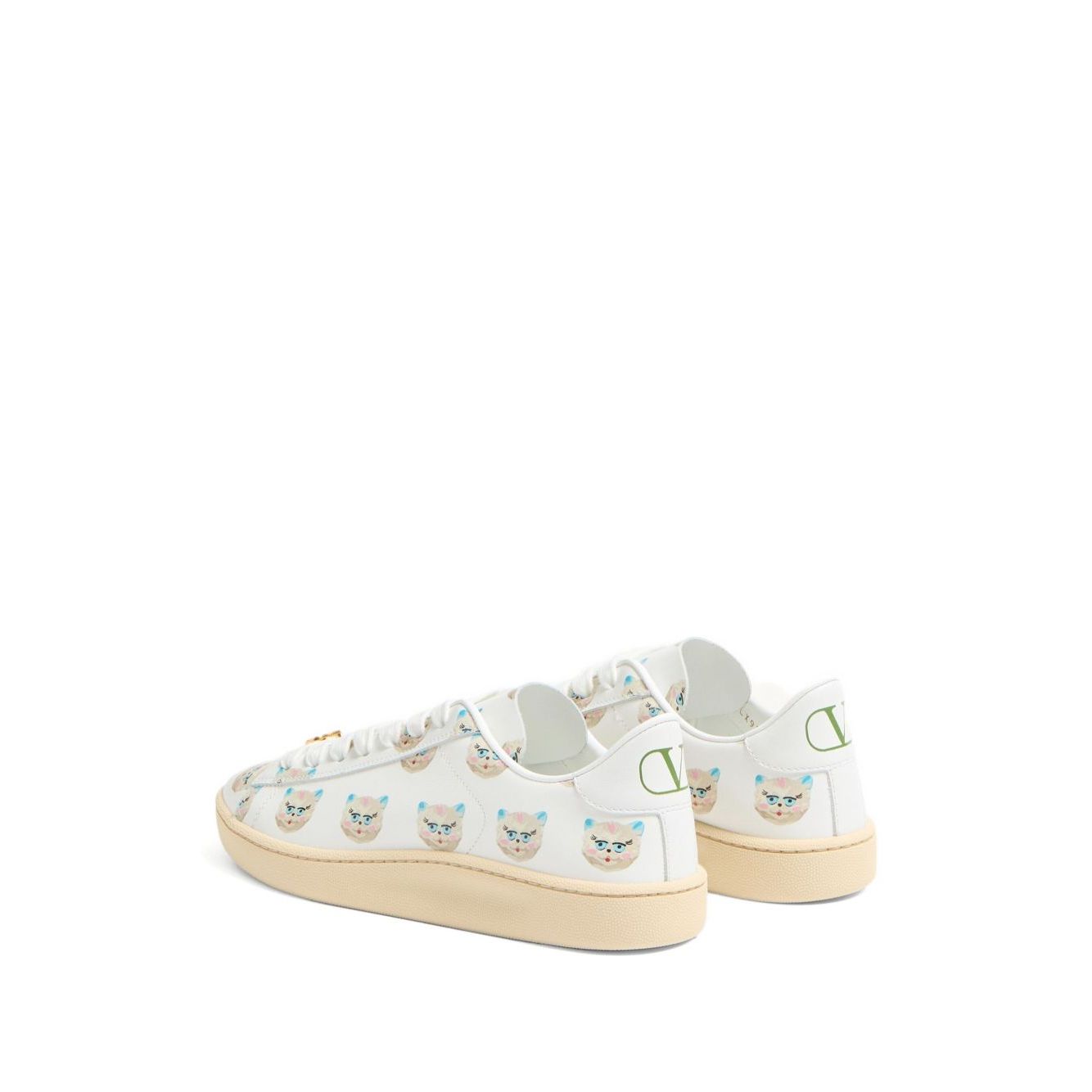 Valentino Garavani Le Chat De La Maison Royco Sneaker In Nappa Calfskin