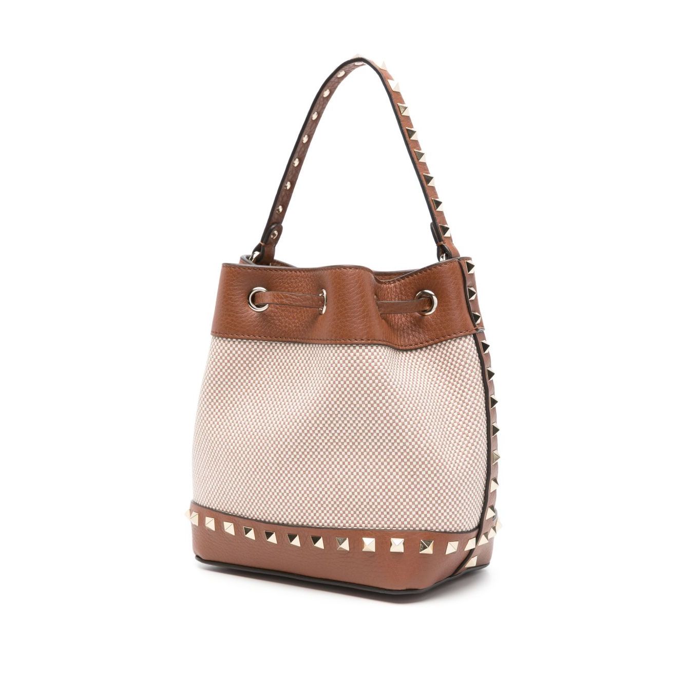 Valentino Garavani Rockstud canvas bucket bag Shoulder