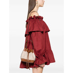 Valentino Garavani Rockstud canvas bucket bag Shoulder