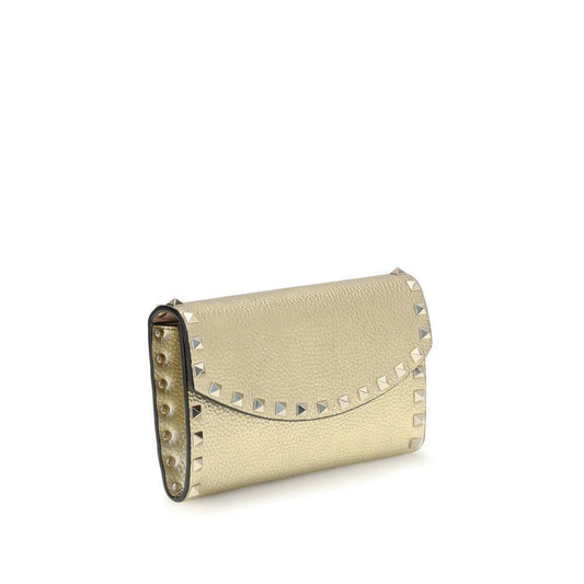 Valentino Garavani Rockstud chain Wallet VA7W2P0AR6GGE39LBB