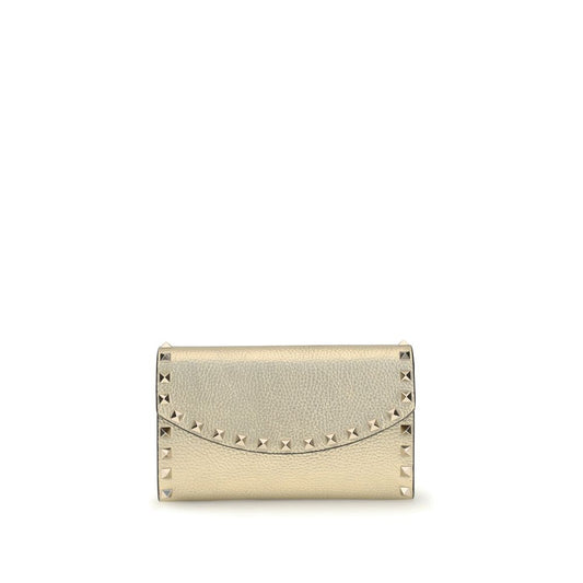 Valentino Garavani Rockstud chain Wallet VA7W2P0AR6GGE39LBB