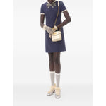 Valentino Short Embroidered Crepe Couture Dress Dresses