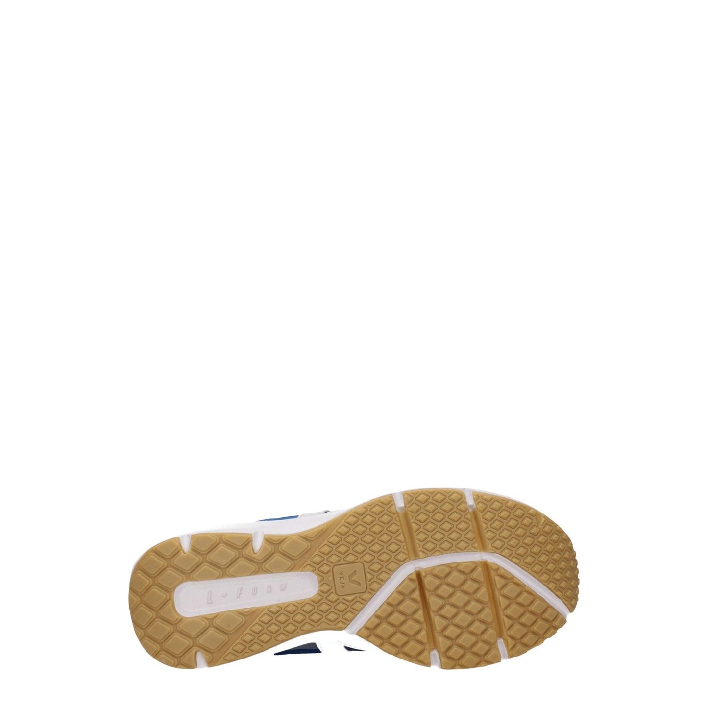 Outsole view of Veja Multicolor Fabric Athletic Sneakers showcasing rubber sole and pattern.