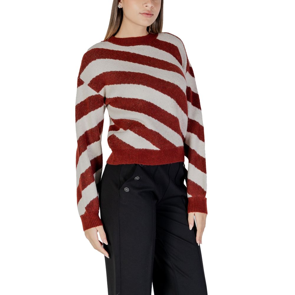 Vero Moda Bordeaux Recycled Polyester Sweater for women