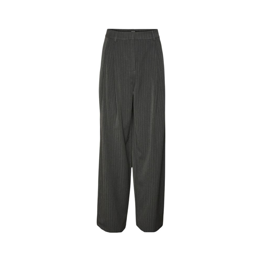 Vero Moda Gray Polyester Casual Pants