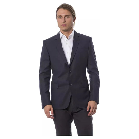 Verri Blue Virgin Wool Blazer 1728,67465543840,Blazers - Men - Clothing,Blazers - Suits & Blazers - Clothing,Blue,Clothing,IT50 | L,Men,Men - Clothing,New with tags,Suits & Blazers - Clothing,Verri