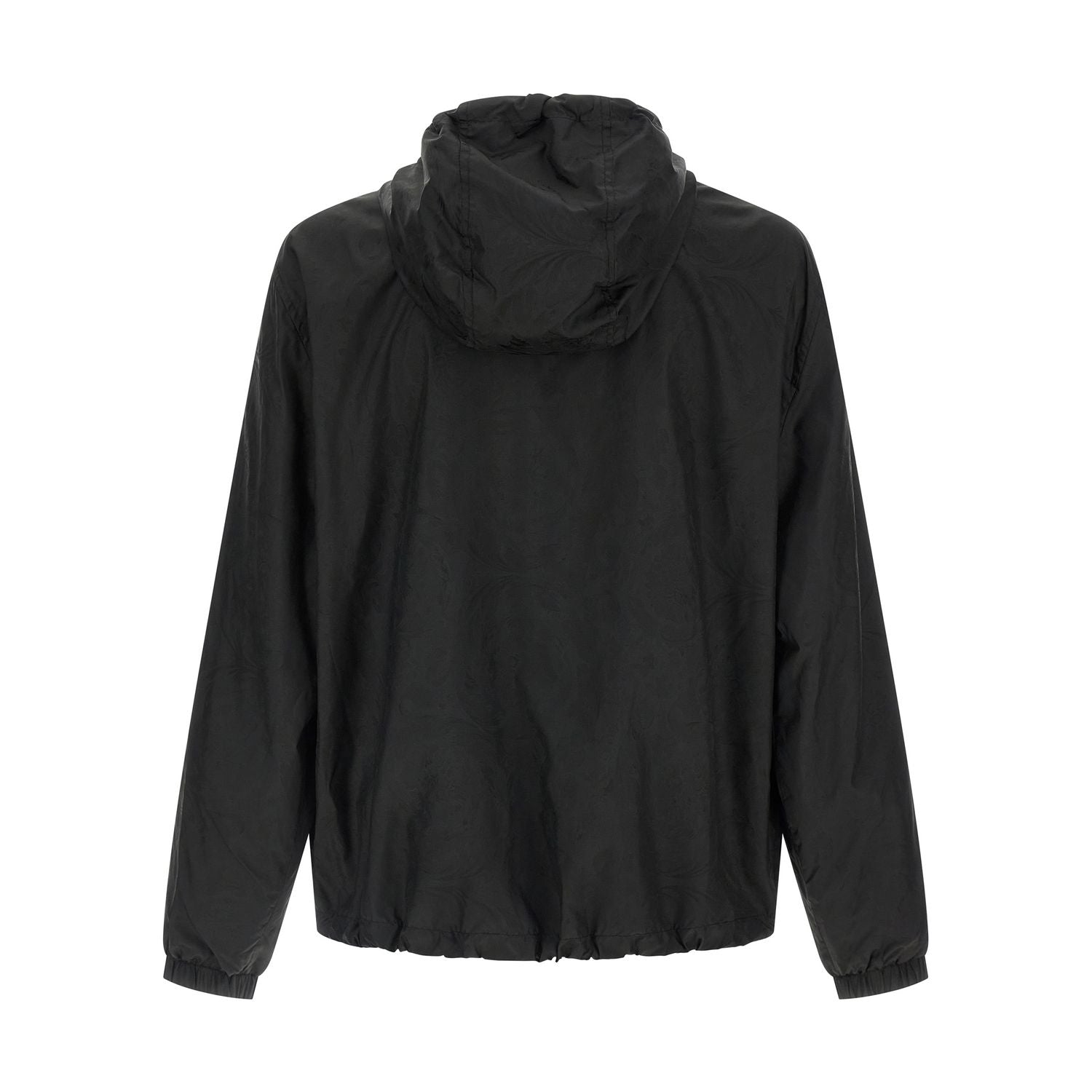 Versace Black Nylon Shell Jacket