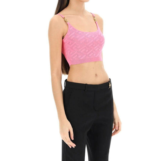 Versace La Greca Cropped Top VE-8736592527572-42