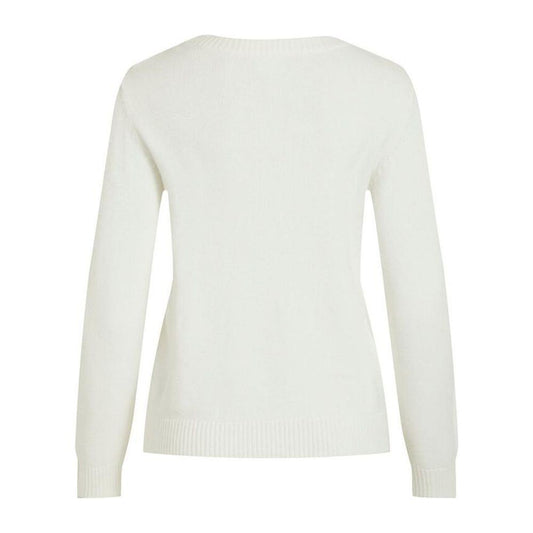 Vila Clothes White Viscose Sweater VI-7867000008-IT40|S