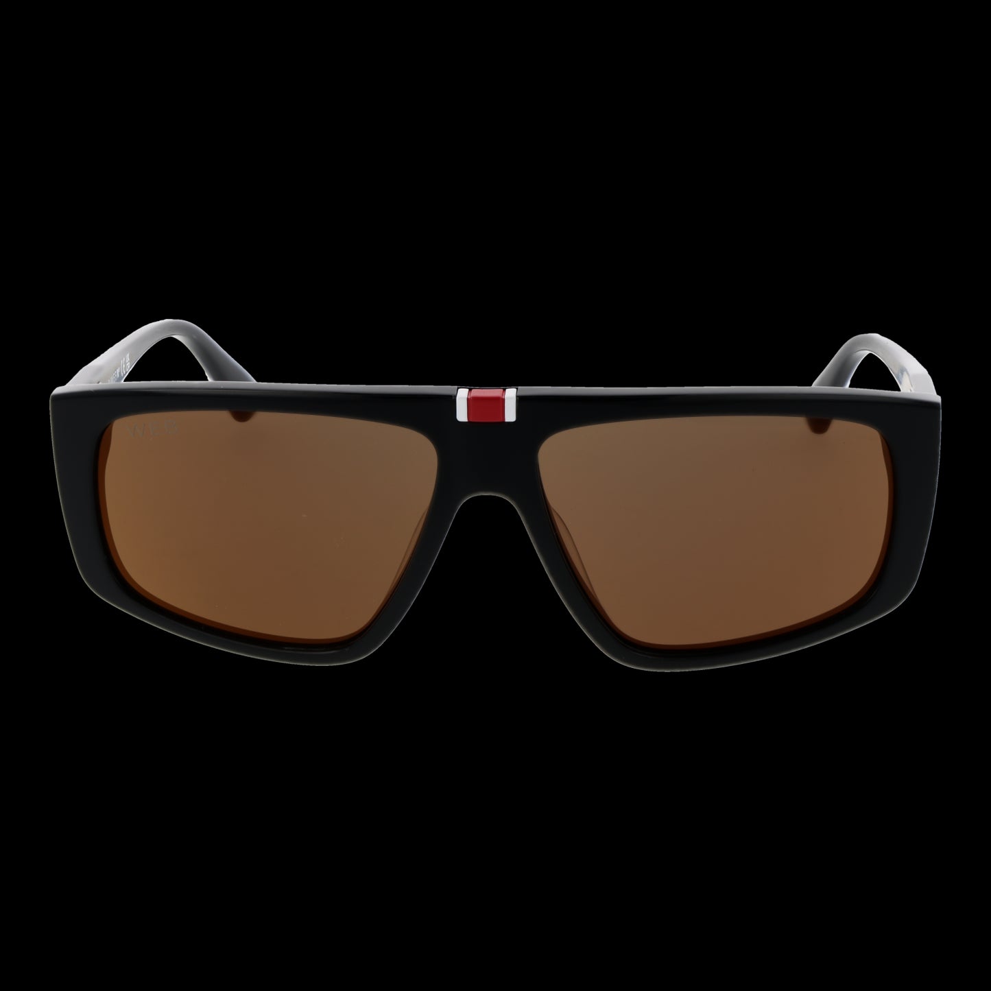 Gent's sunglasses WEB MOD. WE0358 5801A with black frame and brown lenses