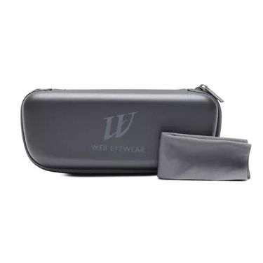 Gent's eyewear case and cloth for WEB MOD. WE0358 5801A sunglasses.