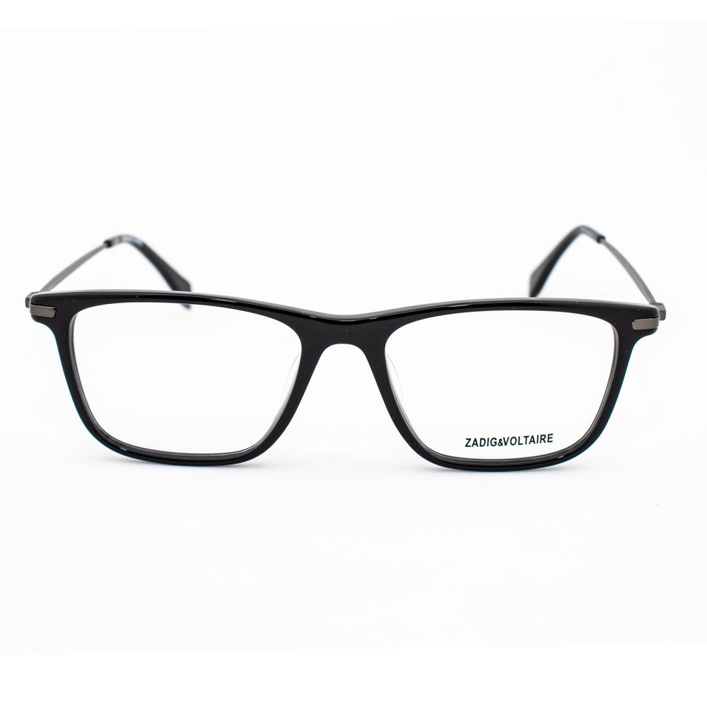 Zadig & Voltaire Black Acetate Frames unisex glasses VZV135-0700, acetate and metal, black color