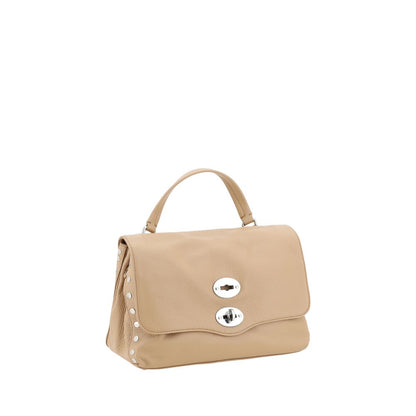 Zanellato Beige Calf Leather Bos Taurus Shoulder Bag