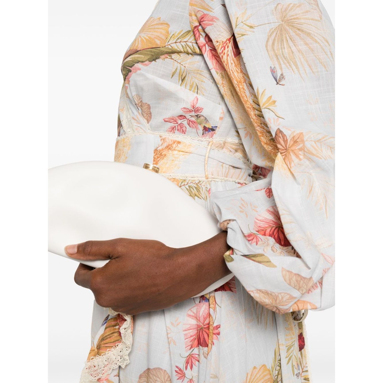 Zimmermann Ascension Ruffled Midi Dress Dresses