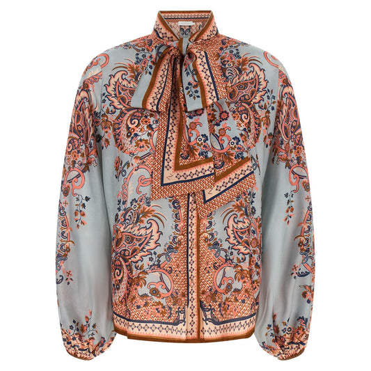 Zimmermann Multicolor Silk Blouse