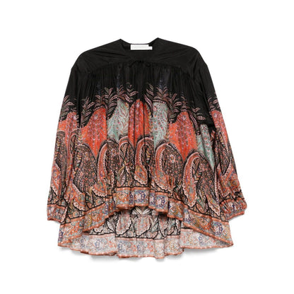 Zimmermann Rhiannon Ruffle Blouse with Puff Sleeves
