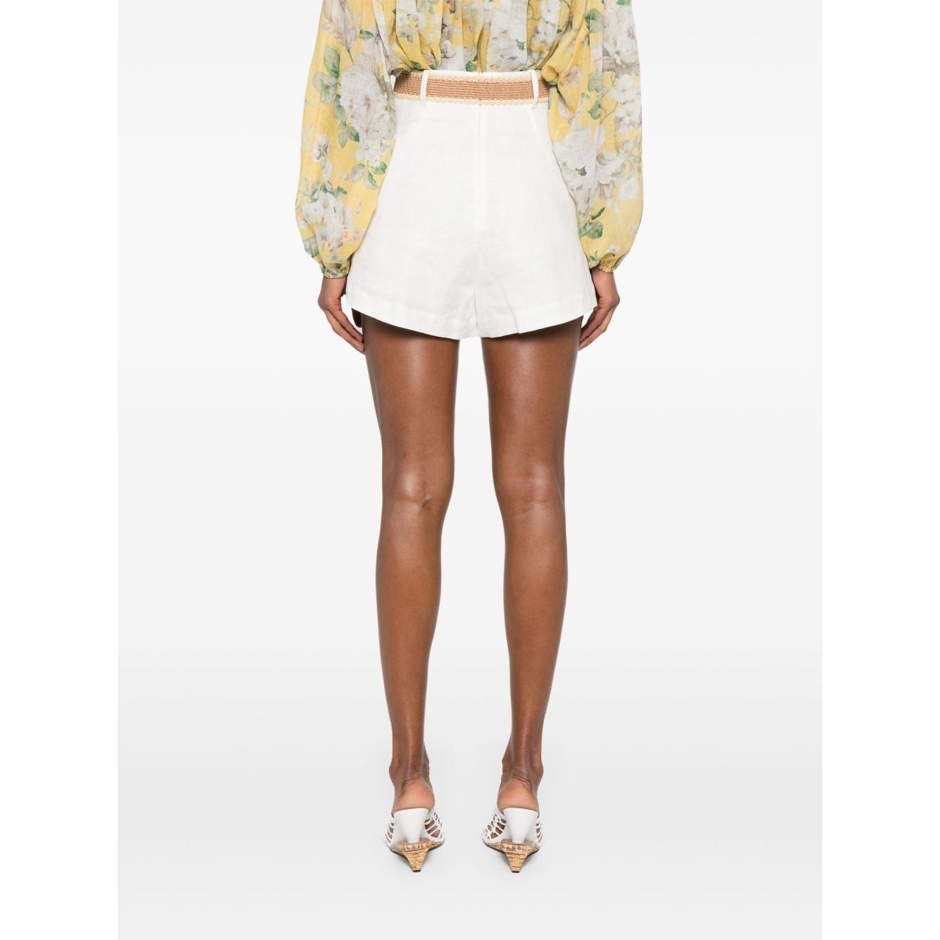 Zimmermann Shorts Ivory Short trousers