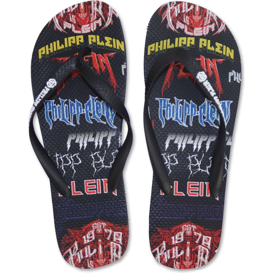 Philipp Plein Infradito e Ciabatte BRD_90299_BLACK-MULTI:378445