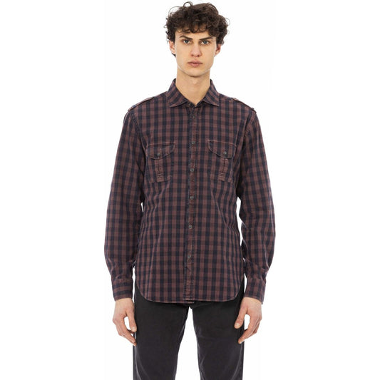 Jacob Cohen Shirts J8077_01183V_653_Burgundy:457460