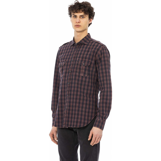 Jacob Cohen Shirts J8077_01183V_653_Burgundy:457460
