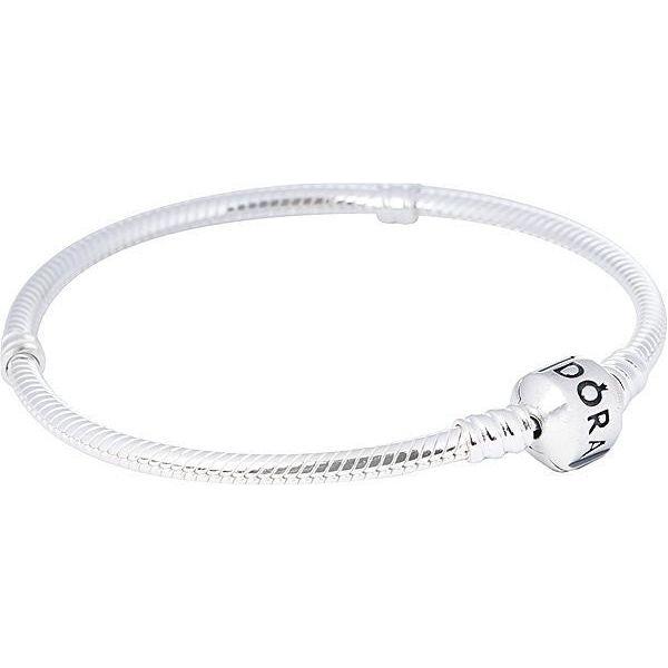 PANDORA MOMENTS COLLECTION Mod. SNAKE CHAIN BRACELET Size 18 Bracelet